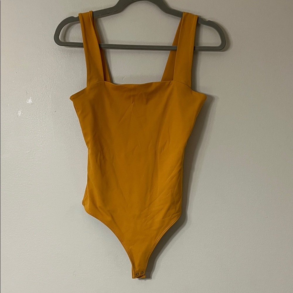 Abercrombie & Fitch Mustard Bodysuit
